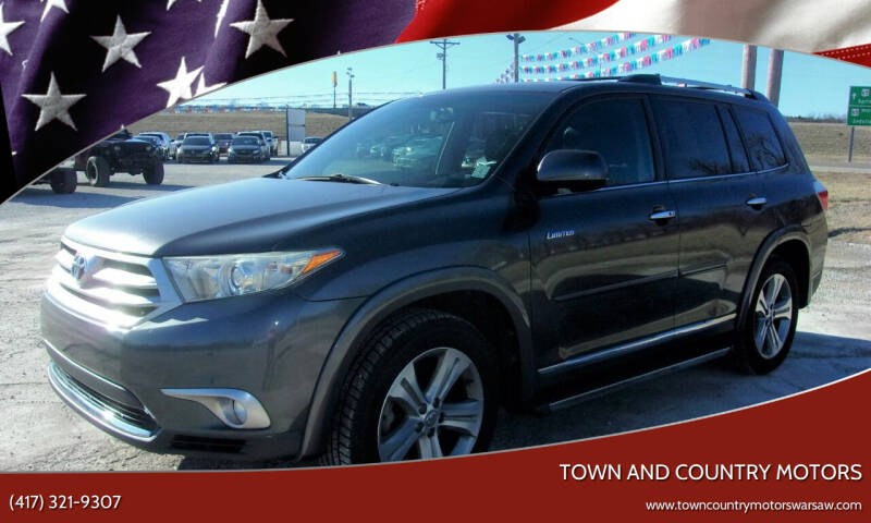 2012 Toyota Highlander for sale at Town and Country Motors in Warsaw MO