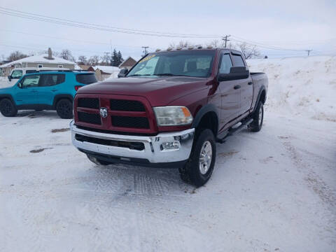 2016 RAM 2500 for sale at Highway 13 One Stop Shop/R & B Motorsports in Jamestown ND