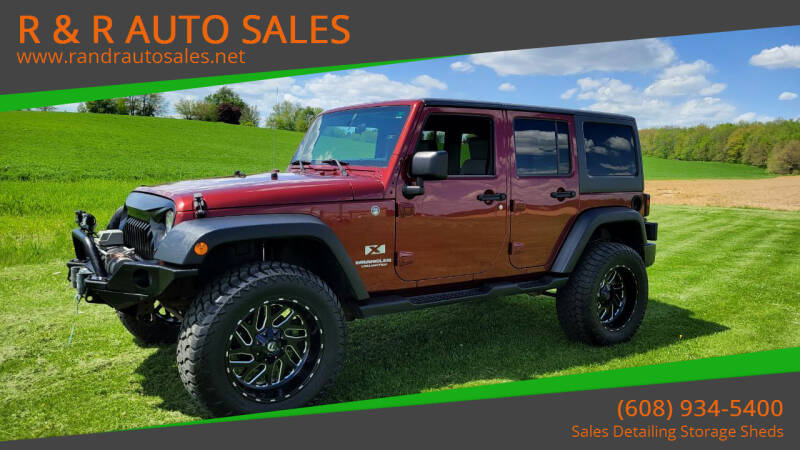 2009 Jeep Wrangler Unlimited for sale at R & R AUTO SALES in Juda WI