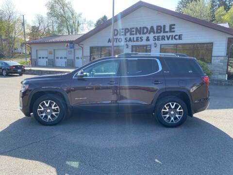 2020 GMC Acadia for sale at Dependable Auto Sales and Service in Binghamton NY