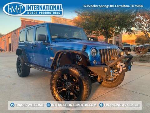 2015 Jeep Wrangler Unlimited for sale at International Motor Productions in Carrollton TX