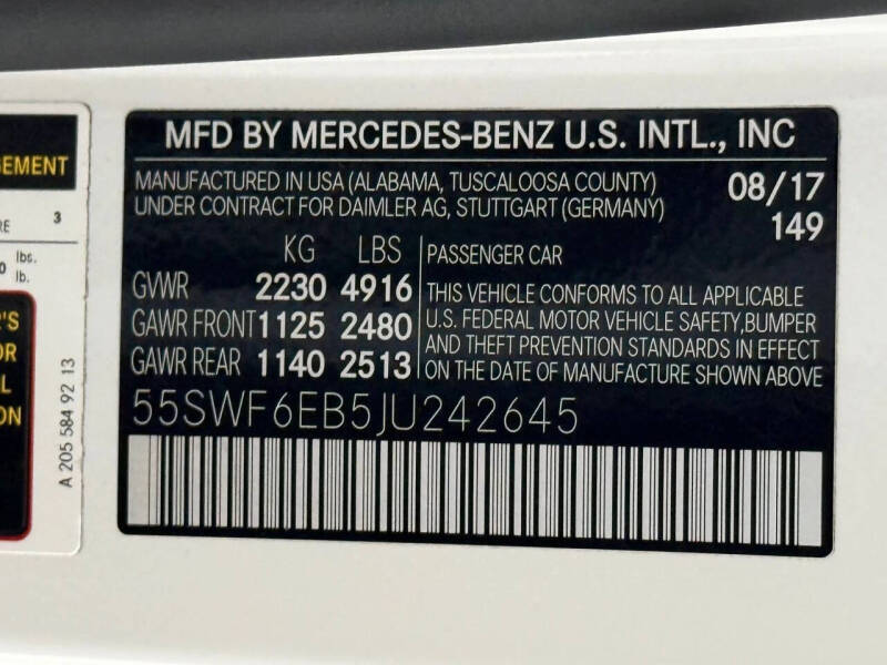 2018 Mercedes-Benz C-Class AMG C 43