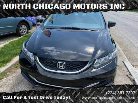 2014 Honda Civic for sale at NORTH CHICAGO MOTORS INC in North Chicago IL