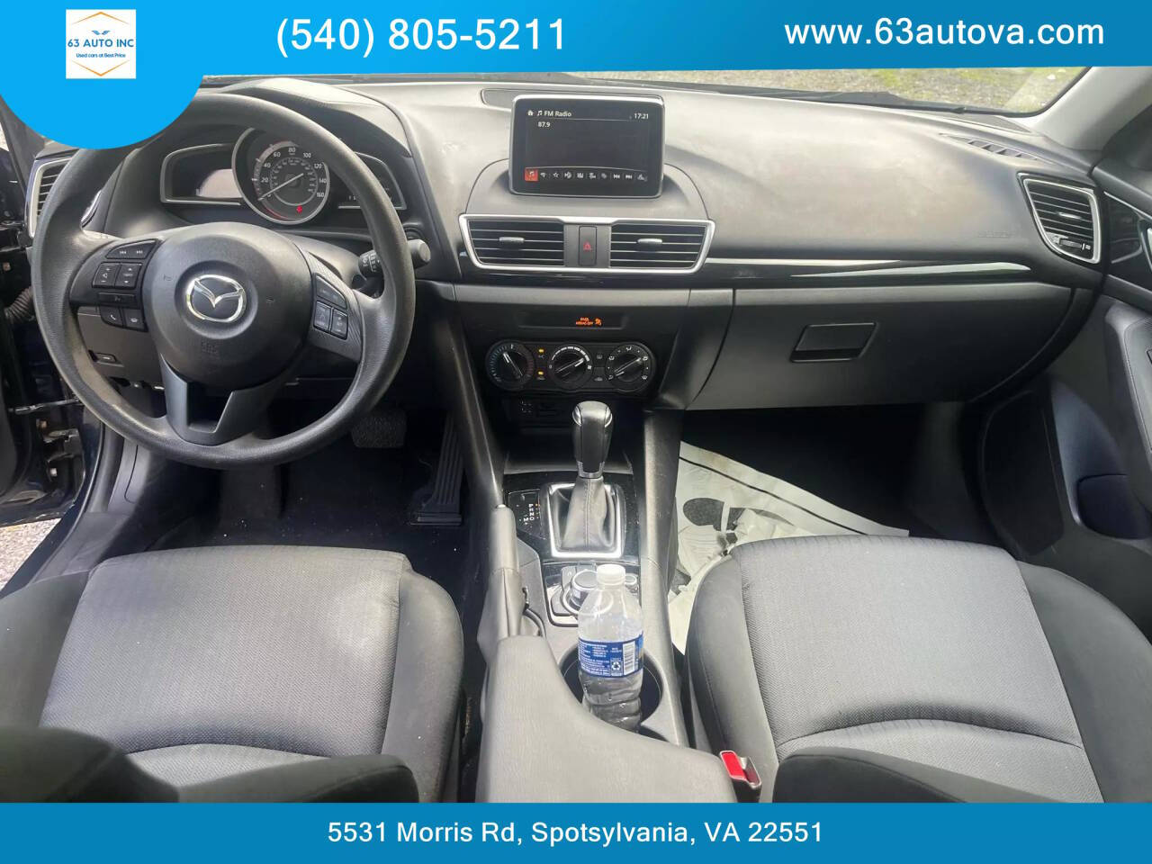 2015 Mazda Mazda3 for sale at 63 Auto Inc in Spotsylvania, VA