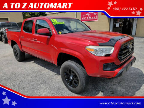 2018 Toyota Tacoma for sale at A TO Z  AUTOMART in West Palm Beach FL