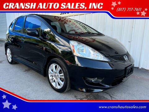 2009 Honda Fit for sale at CRANSH AUTO SALES, INC in Arlington TX