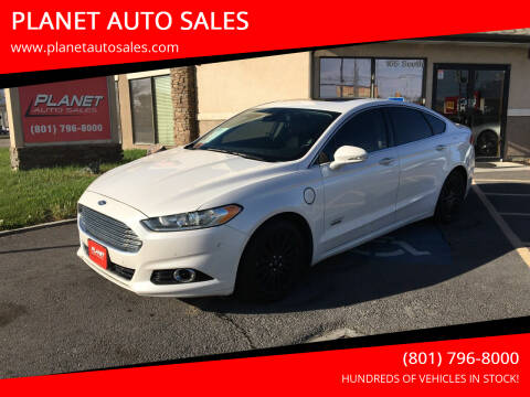 2013 Ford Fusion Energi for sale at PLANET AUTO SALES in Lindon UT