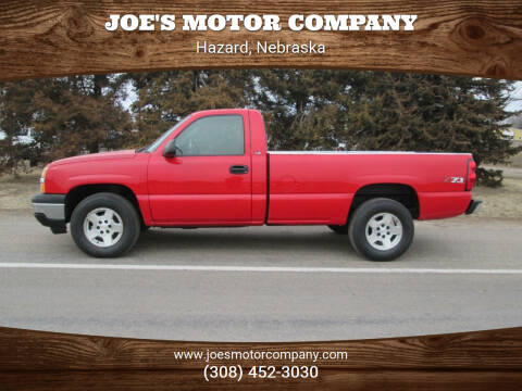 2004 Chevrolet Silverado 1500 for sale at Joe's Motor Company in Hazard NE