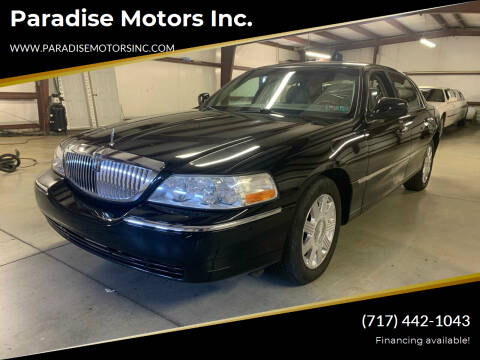 2004 Lincoln Town Car for sale at Paradise Motors Inc. in Paradise PA