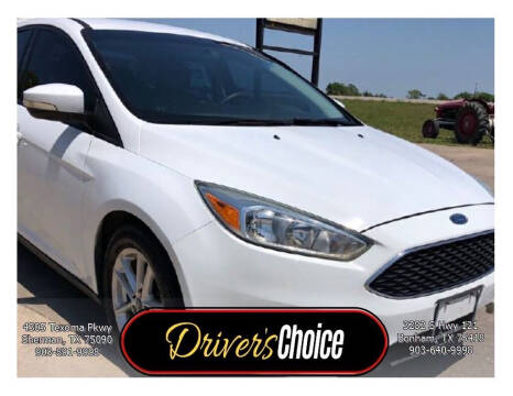 2015 Ford Focus for sale at Drivers Choice in Bonham TX