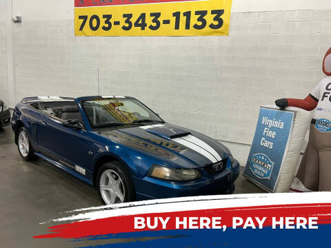 2000 Ford Mustang for sale at Virginia Fine Cars in Chantilly VA