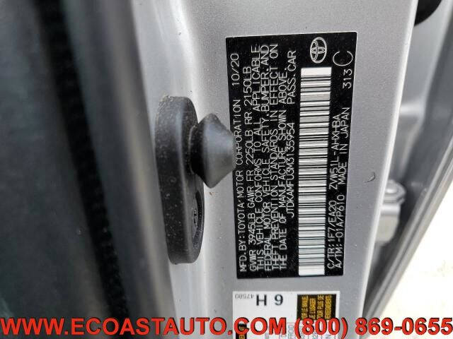 Silver 2021 Toyota Prius LE LE 4dr Hatchback 12