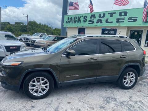 2014 Jeep Cherokee for sale at Jack's Auto Sales in Port Richey FL
