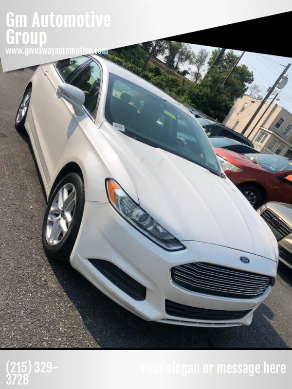 2014 Ford Fusion for sale at GM Automotive Group in Philadelphia PA