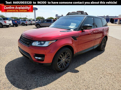 2017 Land Rover Range Rover Sport for sale at POLLARD PRE-OWNED in Lubbock TX