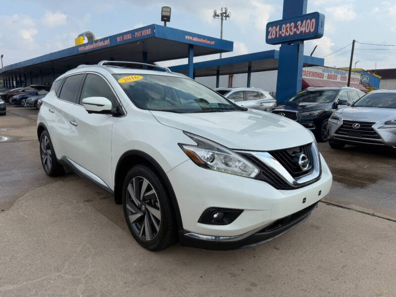 2016 Nissan Murano for sale at Auto Selection of Houston in Houston TX