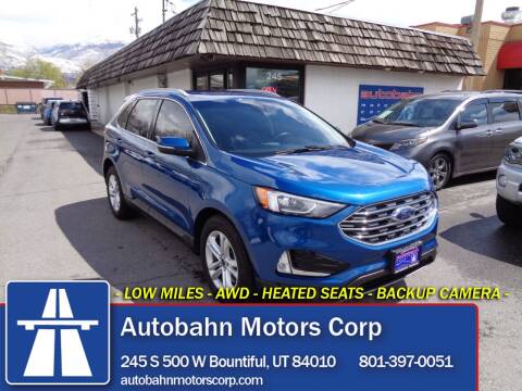 2020 Ford Edge for sale at Autobahn Motors Corp in Bountiful UT