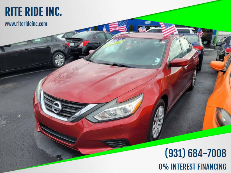 2016 Nissan Altima for sale at RITE RIDE INC. - Rite Ride Inc 2 in Shelbyville TN