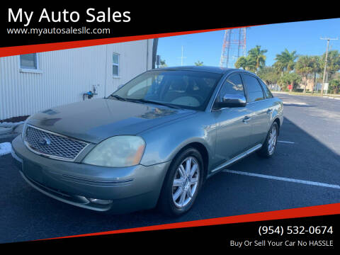2007 Ford Five Hundred for sale at My Auto Sales in Margate FL