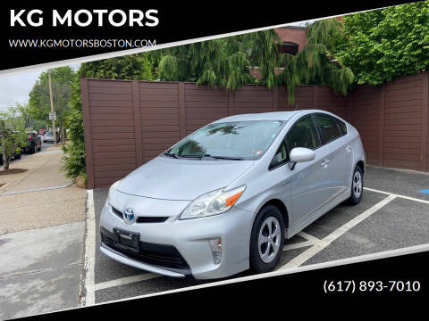 2014 Toyota Prius for sale at KG MOTORS in West Newton MA