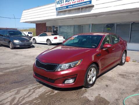 2014 Kia Optima for sale at VEST AUTO SALES in Kansas City MO