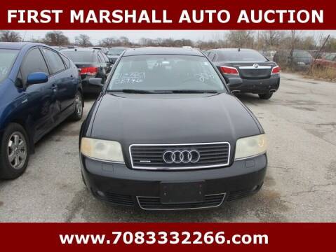 2004 Audi A6 for sale at First Marshall Auto Auction in Harvey IL