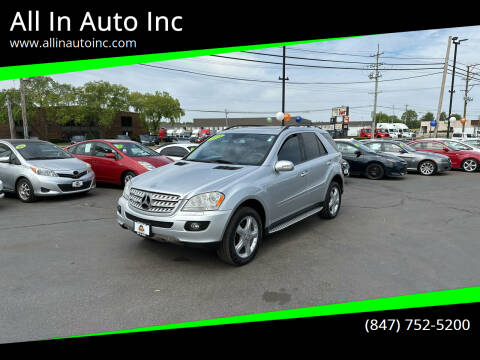 2008 Mercedes-Benz M-Class for sale at All In Auto Inc in Palatine IL