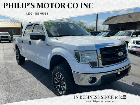 2013 Ford F-150 for sale at PHILIP'S MOTOR CO INC in Haleyville AL