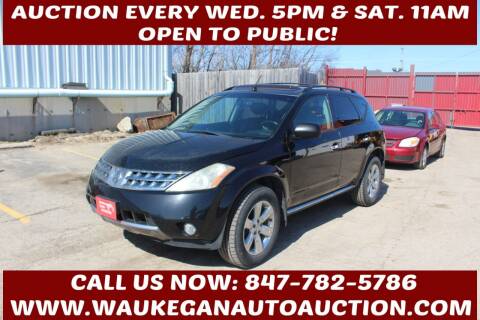 2007 Nissan Murano for sale at Waukegan Auto Auction in Waukegan IL