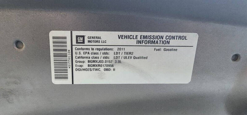 2011 Cadillac SRX Performance Collection