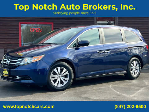 2014 Honda Odyssey for sale at Top Notch Auto Brokers, Inc. in McHenry IL