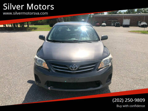 2013 Toyota Corolla for sale at Silver Motors in Fredericksburg VA