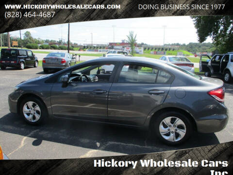 2013 Honda Civic for sale at Hickory Wholesale Cars Inc in Newton NC
