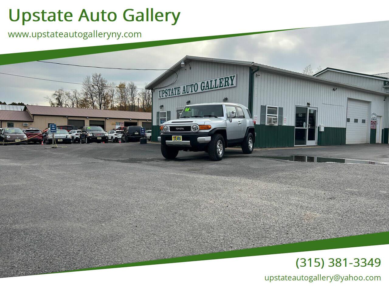 2008 Toyota FJ Cruiser for sale at Upstate Auto Gallery in Westmoreland, NY