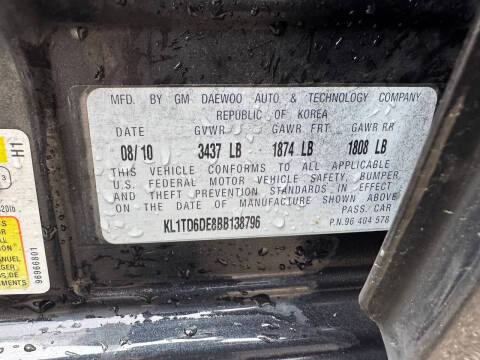 2011 Chevrolet Aveo Aveo5 LT