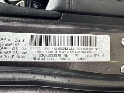 2016 Jeep Grand Cherokee Summit