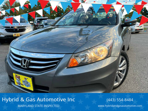 2012 Honda Accord for sale at Hybrid & Gas Automotive Inc in Aberdeen MD
