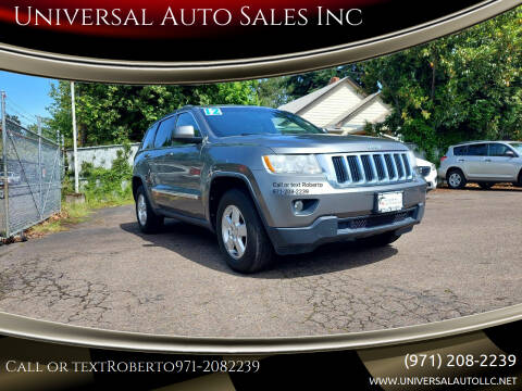 2012 Jeep Grand Cherokee for sale at Universal Auto Sales Inc in Salem OR