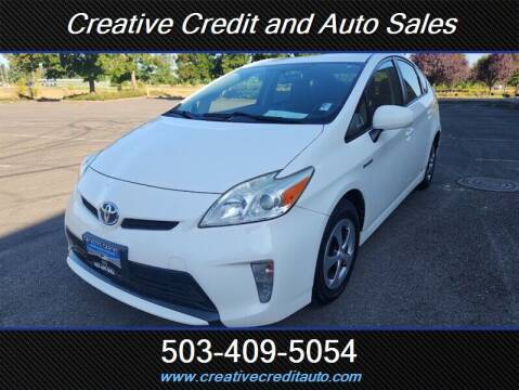 2013 Toyota Prius for sale at Creative Credit & Auto Sales in Salem OR