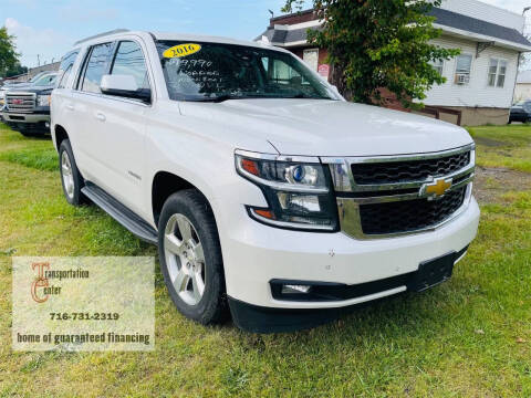 2016 Chevrolet Tahoe for sale at Transportation Center Of Western New York in North Tonawanda NY