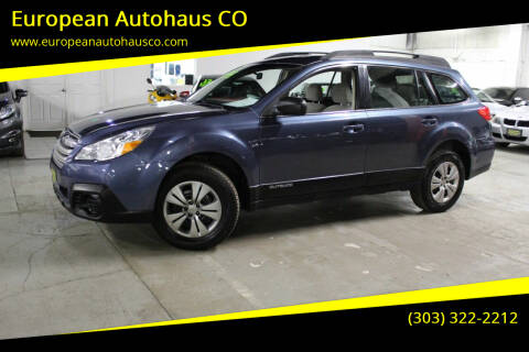 2013 Subaru Outback for sale at European Autohaus CO in Denver CO