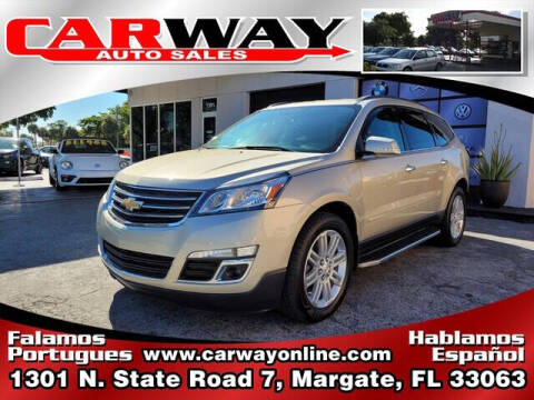 2013 Chevrolet Traverse for sale at CARWAY Auto Sales in Margate FL