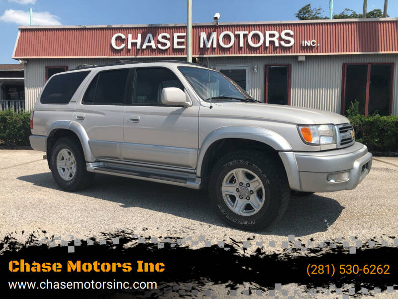 2000 Toyota 4Runner for sale at Chase Motors Inc in Stafford TX