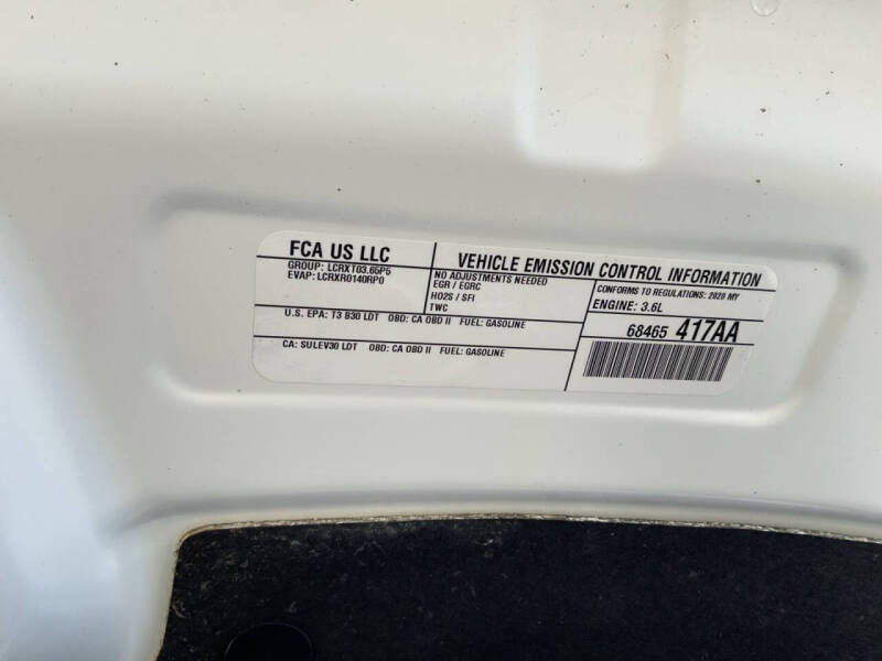 2020 Chrysler Pacifica Launch Edition