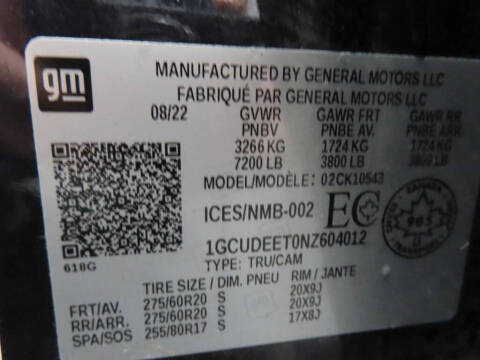 2022 Chevrolet Silverado 1500