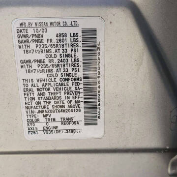 2004 Nissan Murano SE