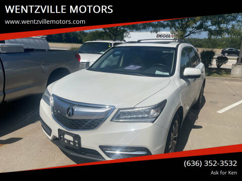 2015 Acura MDX for sale at WENTZVILLE MOTORS in Wentzville MO