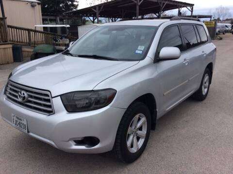 2008 Toyota Highlander for sale at OASIS PARK & SELL in Spring TX