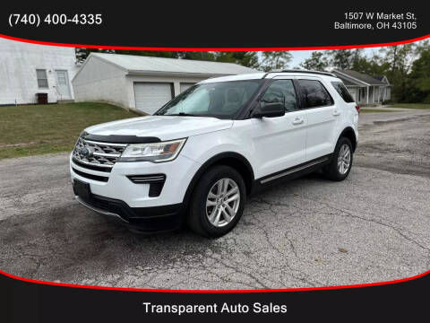 2018 Ford Explorer for sale at Transparent Auto Sales LLC in Baltimore OH