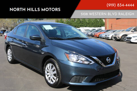 2017 Nissan Sentra for sale at NORTH HILLS MOTORS in Raleigh NC